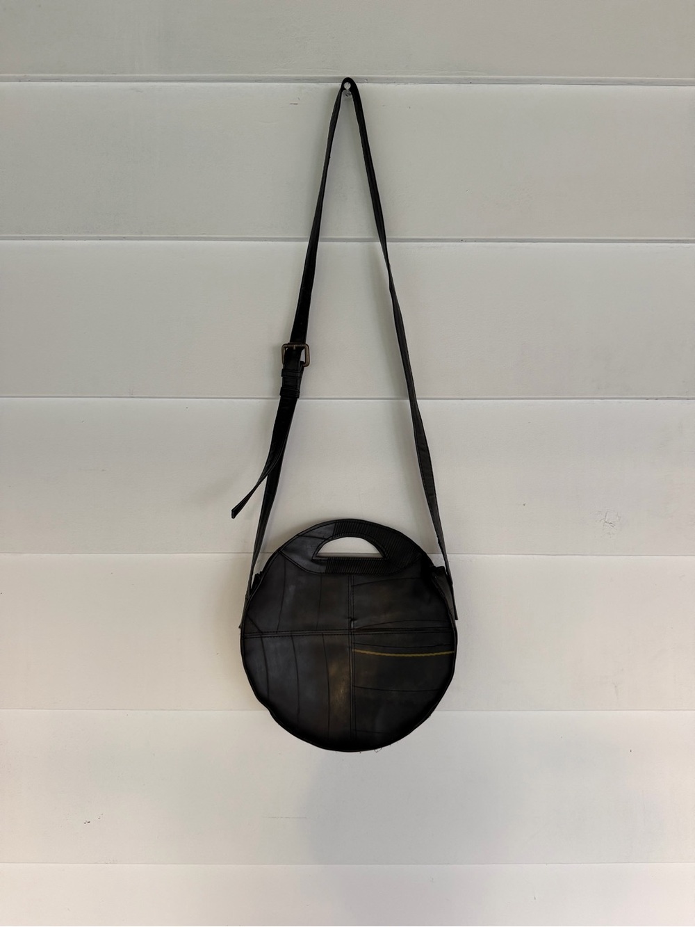 Recycled Tire Rubber Shoulder Crossbody Bag